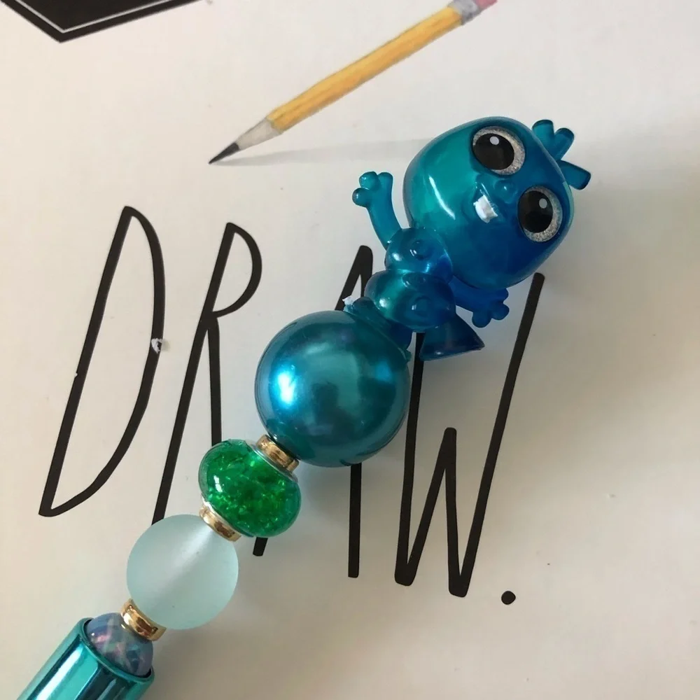 Disney Doorables: Frozen: Olaf technicolor handmade beaded pen